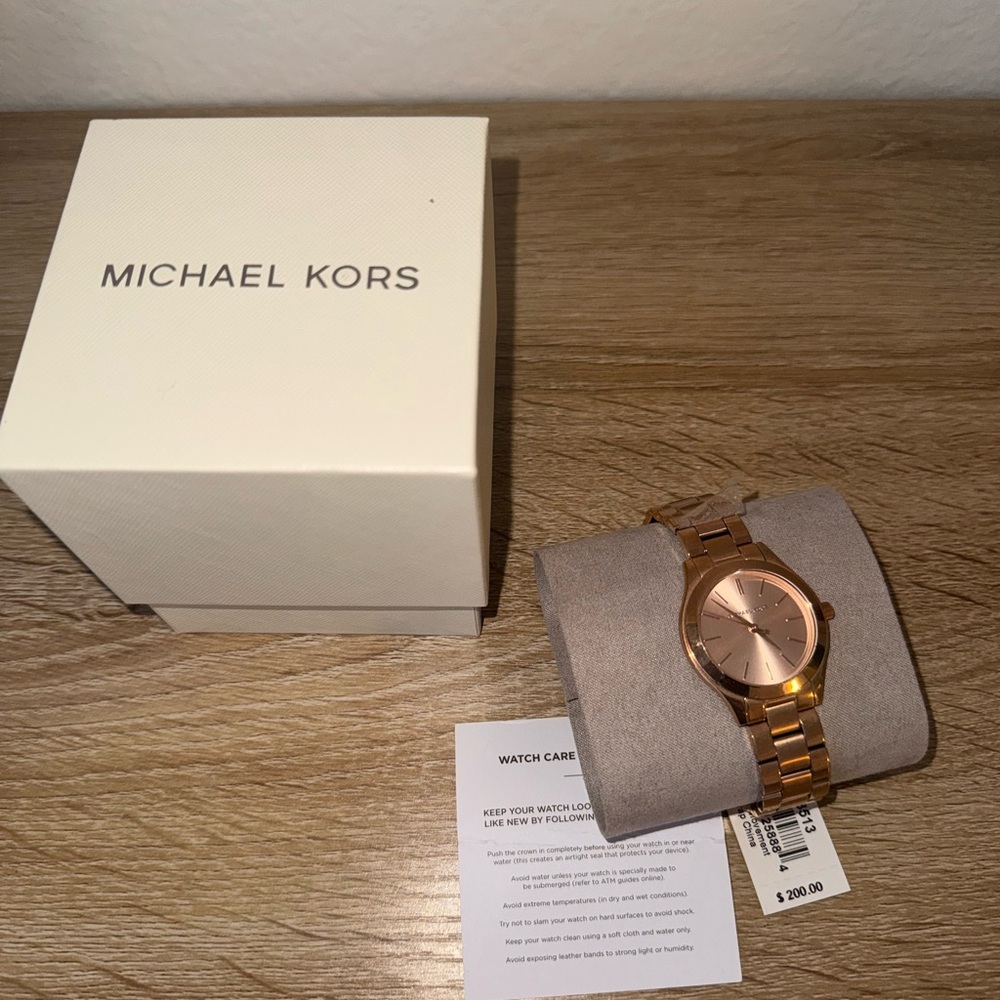Michael Kors Rose Gold Watch